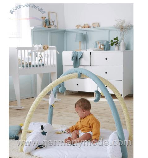 تشک پارک بازی و فعالیت نوزاد ورت فرانسه Vertbaudet Baby Activity-Decke mit Spielbögen Minzcocktail - mehrfarbig