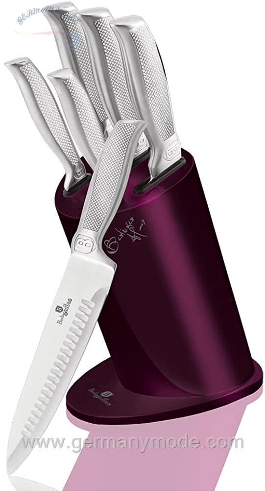 ست چاقو آشپزخانه 6 پارچه برلینگر هاوس مجارستان BERLINGER HAUS 6-PIECE KNIFE SET BH/2269 ROYAL PURPLE EDITION