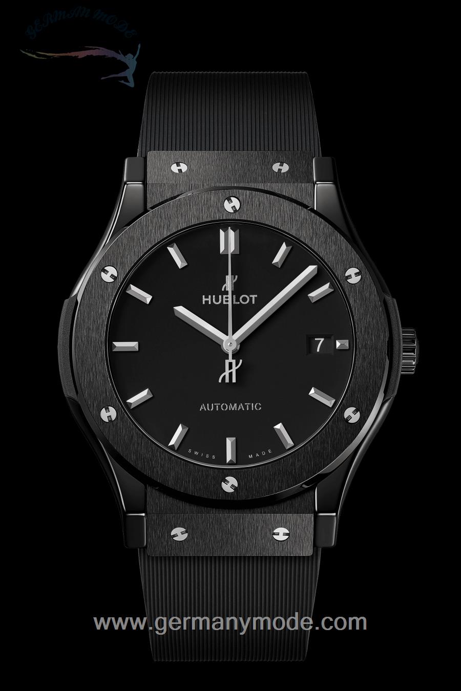 ساعت مچی مردانه هابلوت سوئیس HUBLOT BLACK MAGIC -CLASSIC FUSION 45MM