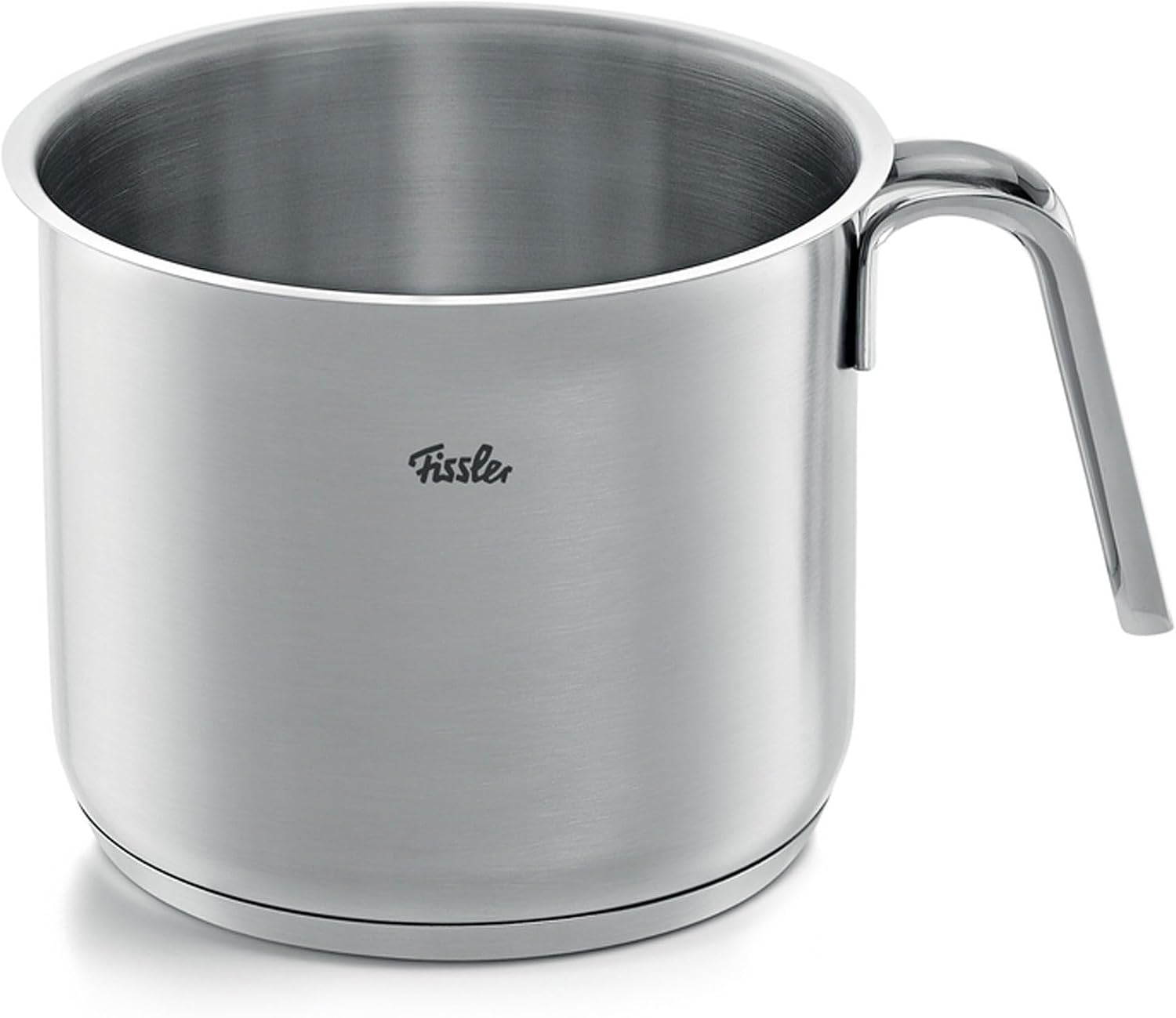پارچ شیر فیسلر آلمان جنس استنلس استیل Fissler Sveto Milchtopf 14 cm (1.5 لیتر، Ø 14 سانتی متر) قابلمه کوچک پخت و پز، بدون روکش، اجاق گاز، القایی