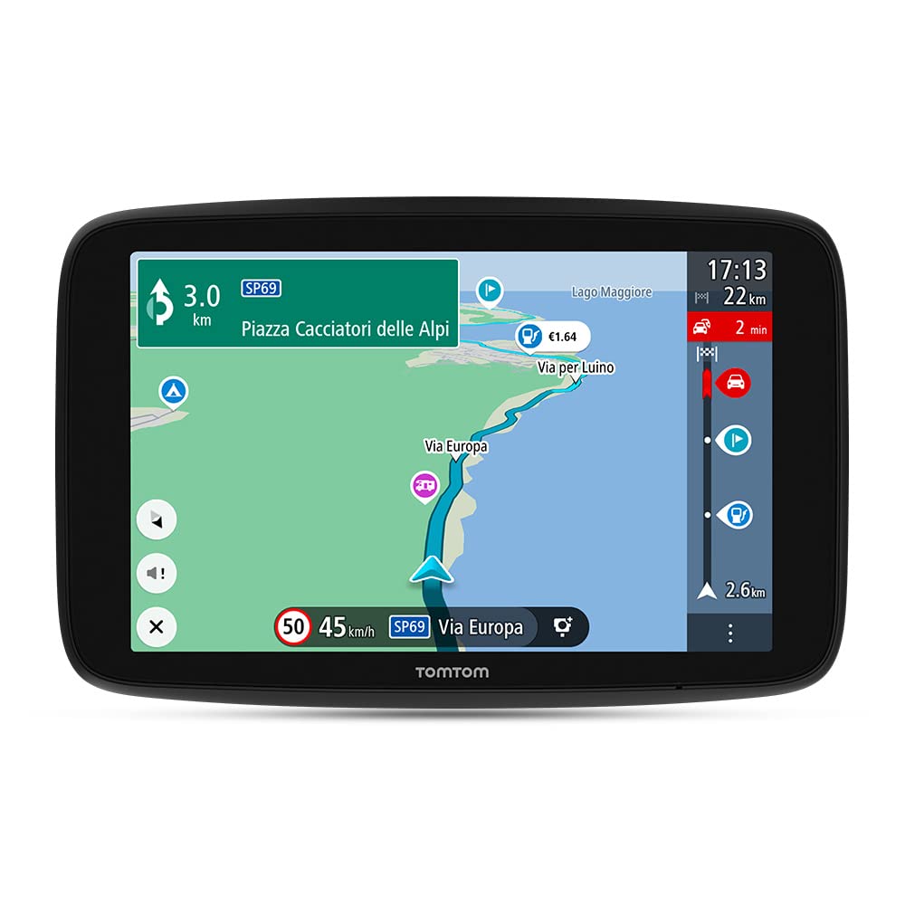 خرید از آمازون - TomTom Camping Navi GO Camper Max (نمایشگر 7 اینچی HD، نقاط مورد علاقه برای موتورخانه ها و کاروان ها، به روز رسانی از طریق Wi-Fi، اجتناب از ترافیک به لطف TomTom Traffic، به روز رسانی نقشه جهان) تکی 7 اینچی