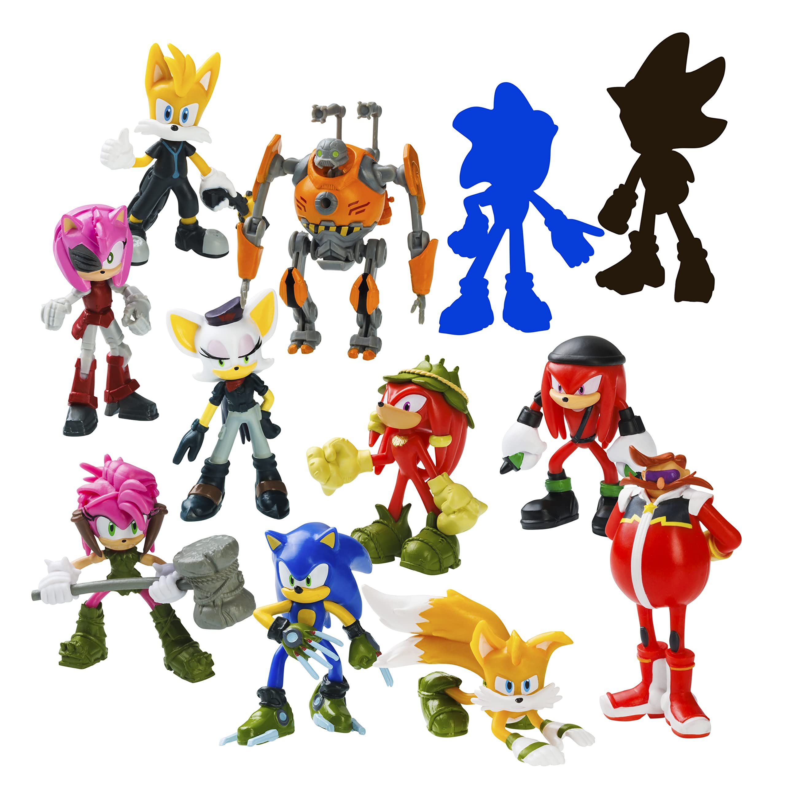 خرید از آمازون - Bizak Sonic Prime 12 فیگور به ارتفاع 6.5 سانتی متر در جعبه لوکس شامل 2 عدد سورپرایز منحصر به فرد مجموعه 2 (64112008-2)