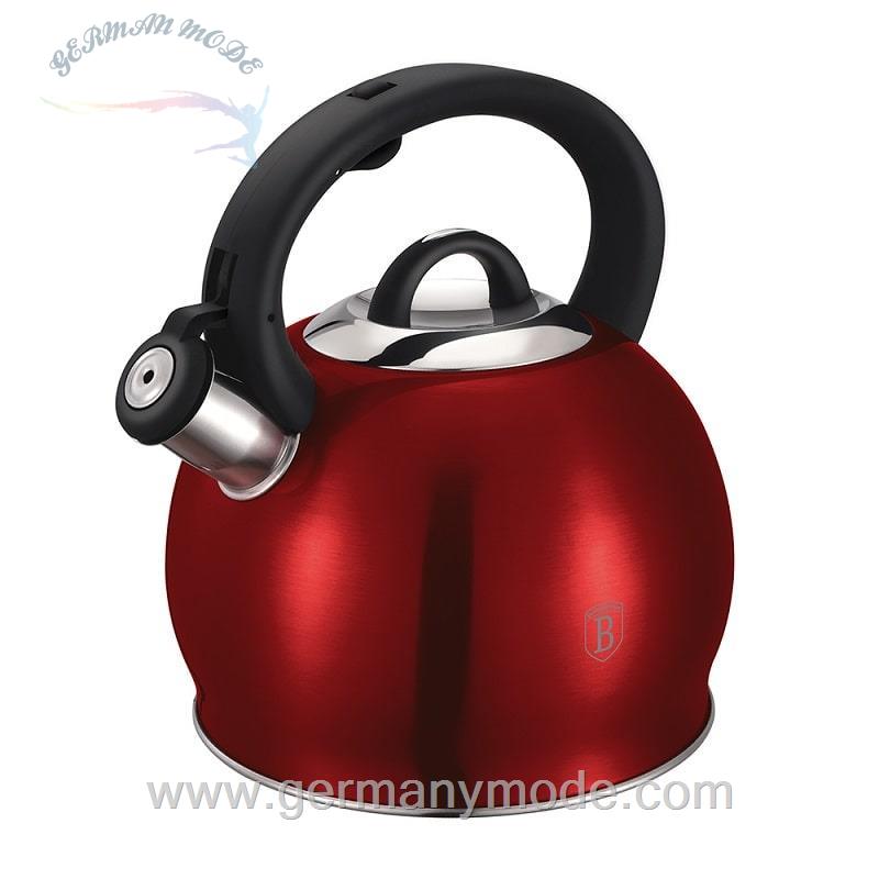 کتری سوت دار 3 لیتری برلینگر هاوس مجارستان Berlinger Haus Teapot 3.0 L BH/1074 Metallic Burgundy Line