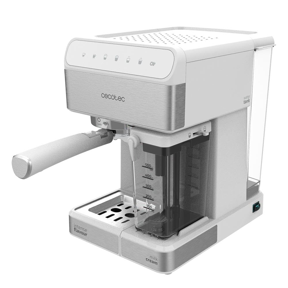 اسپرسو ساز سکوتک اسپانیا Cecotec مدل Power Instant-ccino 20 Touch وات۱۳۵۰، پرتافیلتر، فشار ۲۰ بار، مخزن آب ۱.۴ لیتر