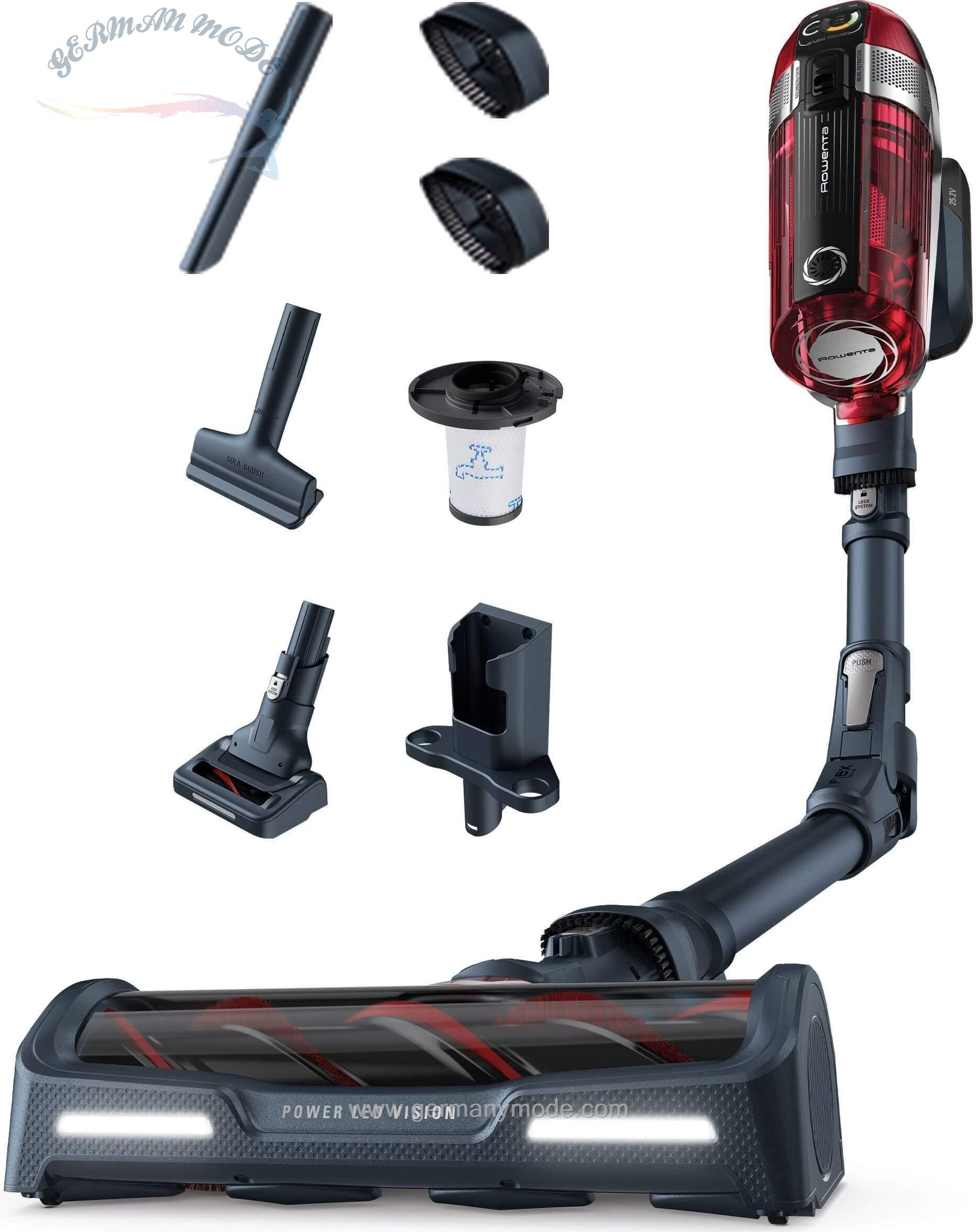 جارو شارژی روونتا آلمان Rowenta Akku-Hand-und Stielstaubsauger XForce Flex11-60 RH9878