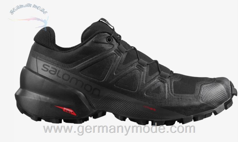کتانی تریل رانینگ دو کوهستان زنانه سالامون فرانسه SALOMON SPEEDCROSS 5 Trailrunning Schuhe Damen Black Black Phantom