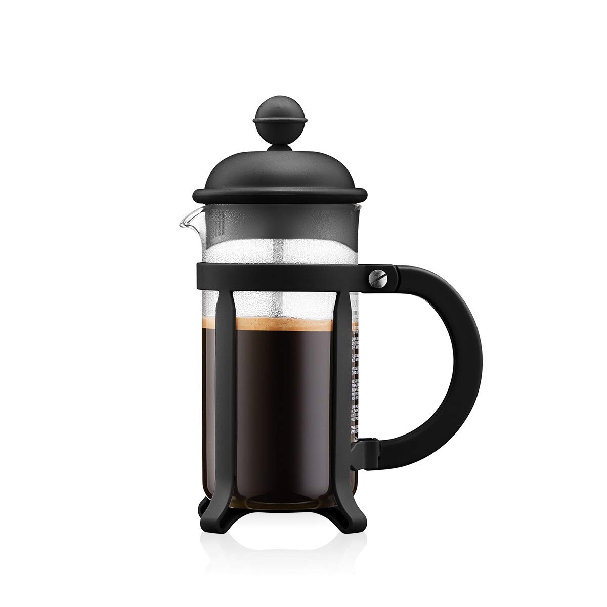 قهوه ساز فرنچ پرس Bodum 1903-01 پرس قهوه فرانسوی جاوا 3 فنجان 0.35 لیتر 12 اونس شوارتز