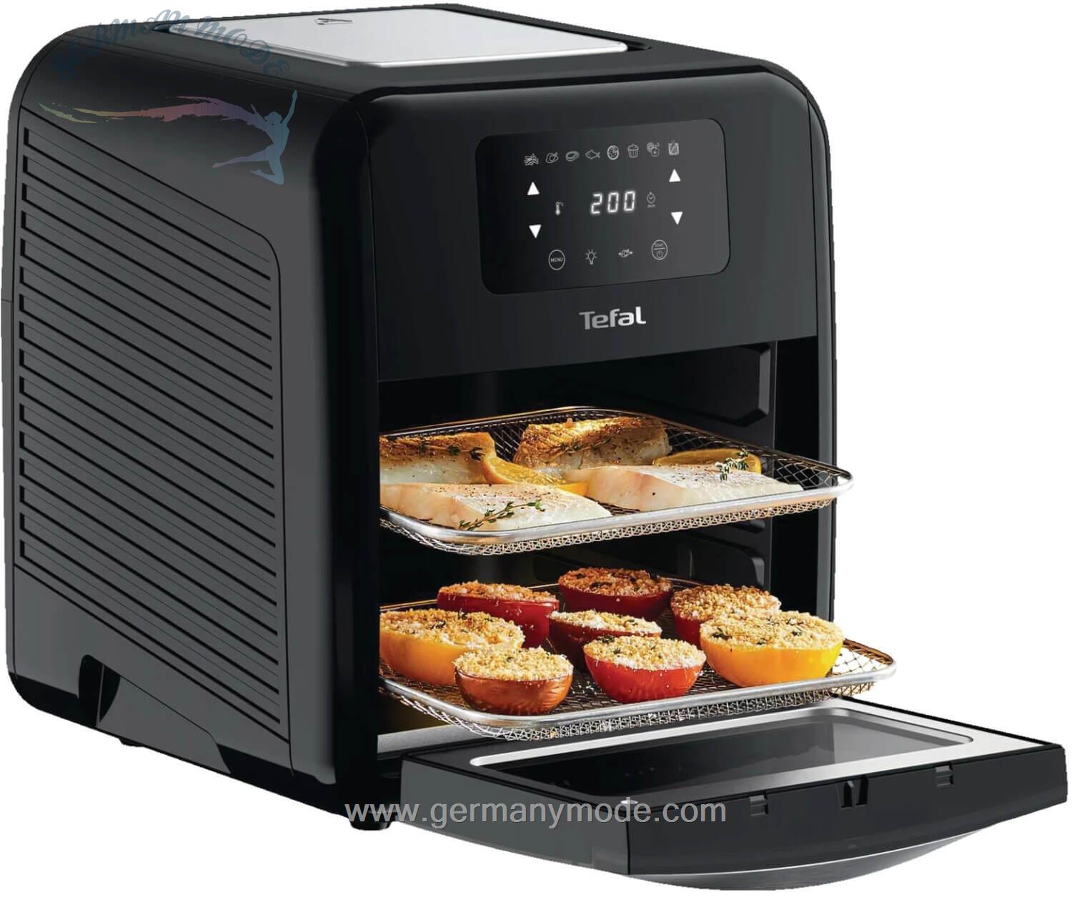 فر و‌ گریل هوای گرم تفال فرانسه Tefal FW5018 Easy Fry Oven Grill (2000 W) schwarz