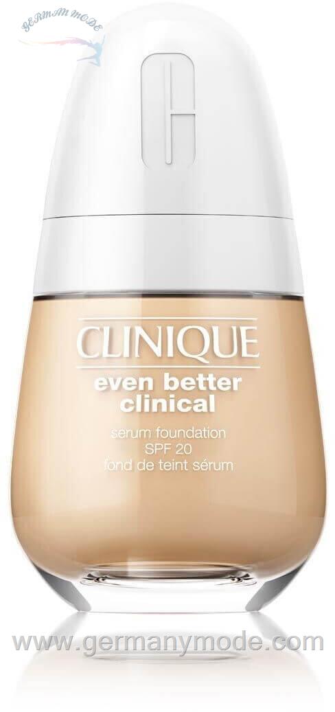 کرم پودر 24 ساعته پوشش متوسط کلینیک آمریکا Clinique Even Better Clinical Serum foundation SPF20 (30ml)