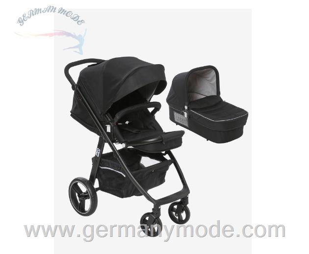 کالسکه کودک ورت فرانسه Vertbaudet Kombi-Kinderwagen Mobicity mit Babywanne - schwarz