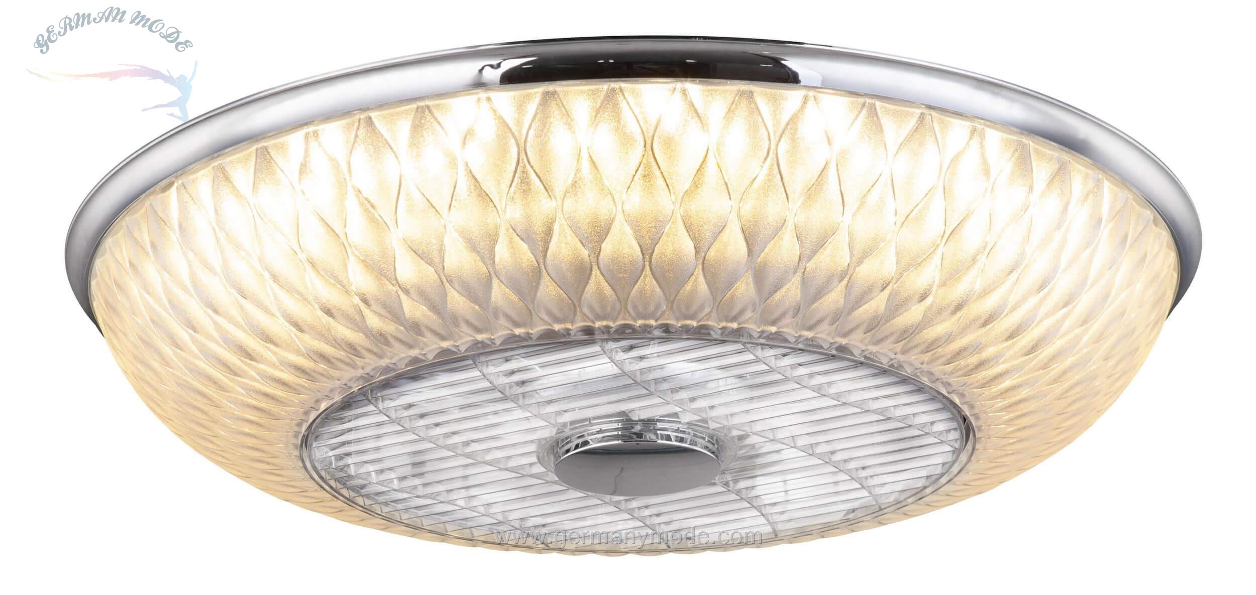 پنکه سقفی چراغ دار گلوبو GLOBO LEUCHTEN Deckenventilator Rosario