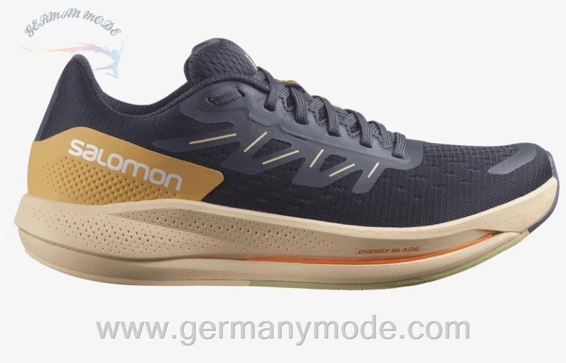 کتانی ورزشی زنانه سالامون فرانسه SALOMON SPECTUR Laufschuhe Damen Ebony Almond Cream Leek Green