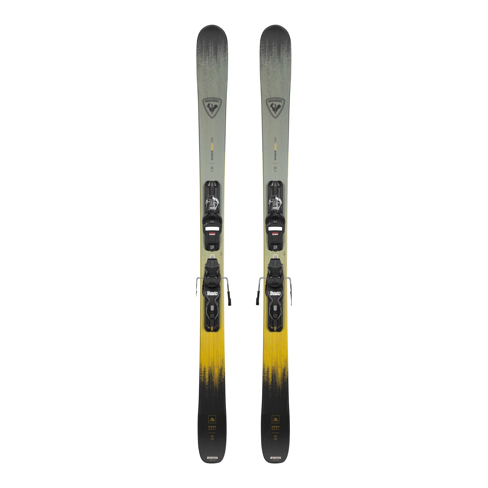 Rossignol Sender Soul Pro Xpress - اسکی برفی آلپاین برای مردان - اسکی در سراشیبی رنگارنگ/امواج دریا (Ocean Tides) 160