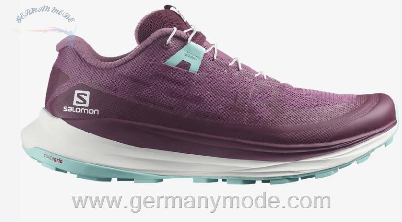 کتانی تریل رانینگ دو کوهستان زنانه سالامون فرانسه SALOMON ULTRA GLIDE Trailrunning Schuhe Damen Tulipwood White Tanager Turquoise
