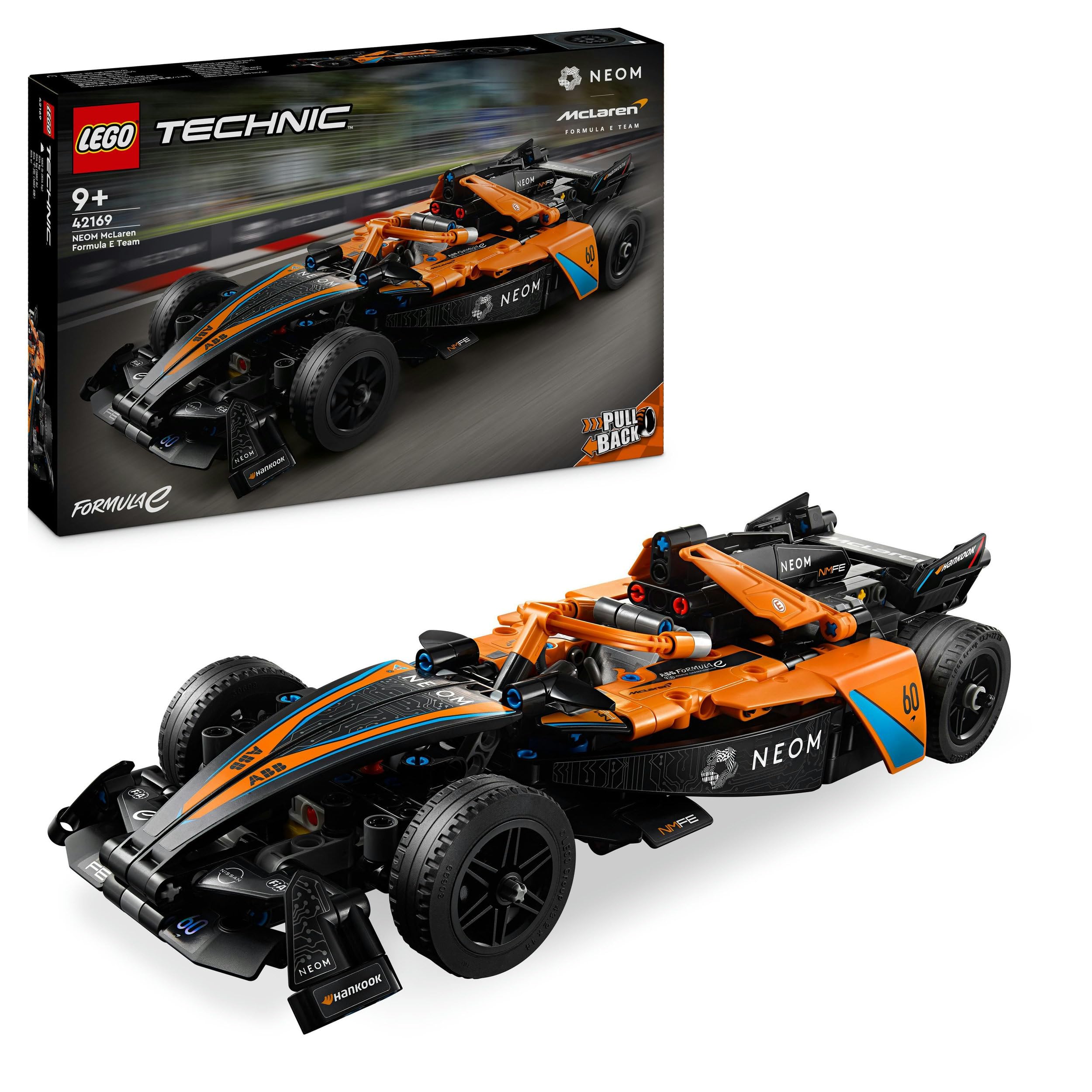 خرید از آمازون - LEGO Technic NEOM McLaren Formula E Race Car, اسباب بازی ماشین مسابقه برای کودکان 9 سال به بالا, پسرانه و دخترانه, مدل کیت وسیله نقلیه, دکوراسیون اتاق کودک, ایده هدیه تولد 42169 تک