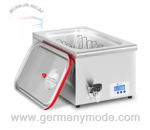 کیسه پز و بخارپز صنعتی رویال کترینگ آلمان Royal Catering Sous-vide-Garer - 700 W - 30 - 95 °C - 24 l - LCD RCPSU-700