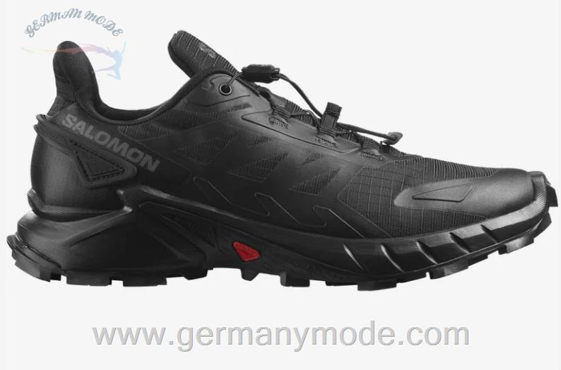 کتانی تریل رانینگ دو کوهستان زنانه سالامون فرانسه SALOMON SUPERCROSS 4 Trailrunning Schuhe Damen Black Black Black