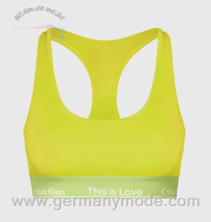 نیم تنه زنانه کلوین کلین آمریکا Calvin Klein Bralette Pride Lemon Lime 000QF7281ELRE