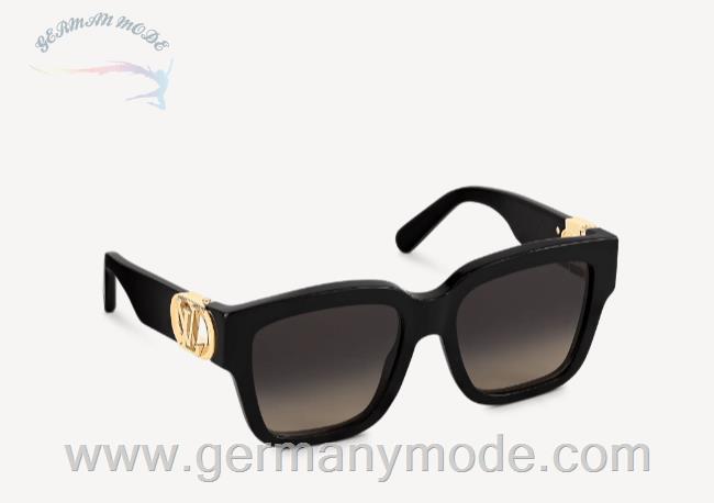 عینک آفتابی زنانه لویی ویتون فرانسه LOUIS VUITTON LV LINK PM SQUARE SONNENBRILLE Z1566W
