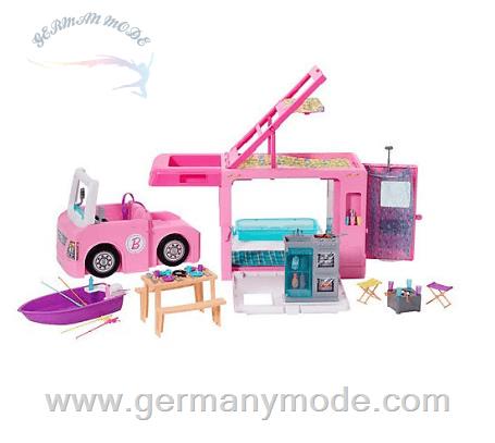 سوپر ماشین ماجراجویی باربی Mattel Barbie 3-in-1 Super Abenteuer-Camper, Barbie Auto, Barbie Wohnmobil, Barbie Wohnwagen