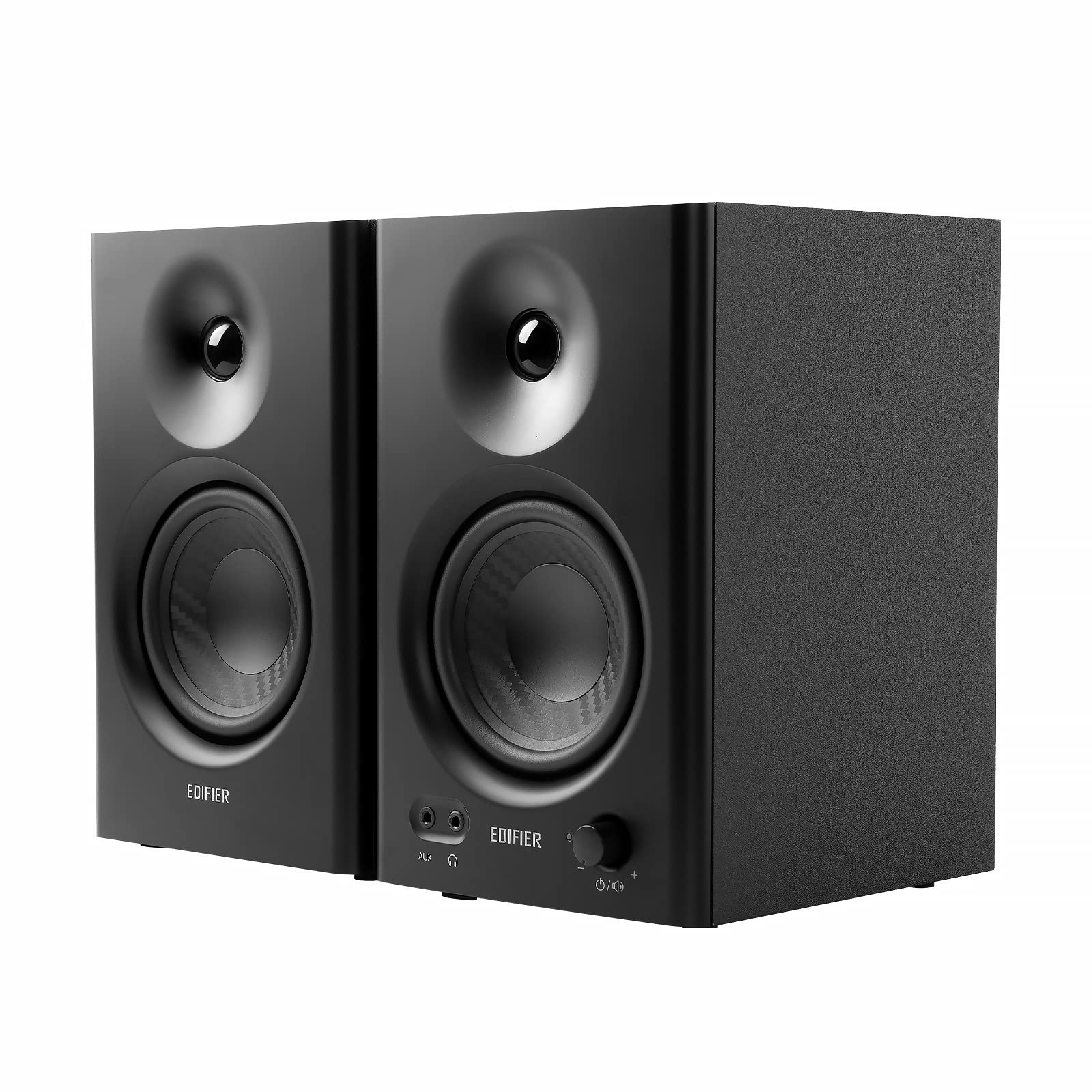 مانیتورهای استودیویی جمع و جور Edifier MR4 2.0 (42 وات) با آمپلی فایر کلاس D و دو حالت صدای قابل انتخاب، مشکی. MR4 دو طرفه 42 وات