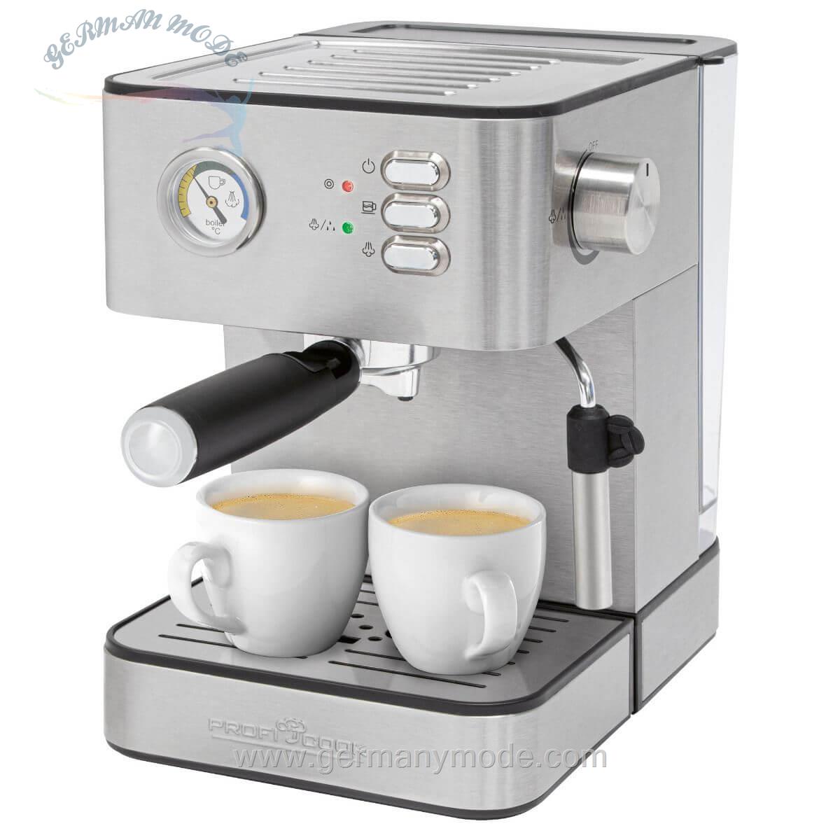 اسپرسو ساز پروفی کوک آلمان ProfiCook Espressoautomat PC-ES 1209 edelstahl