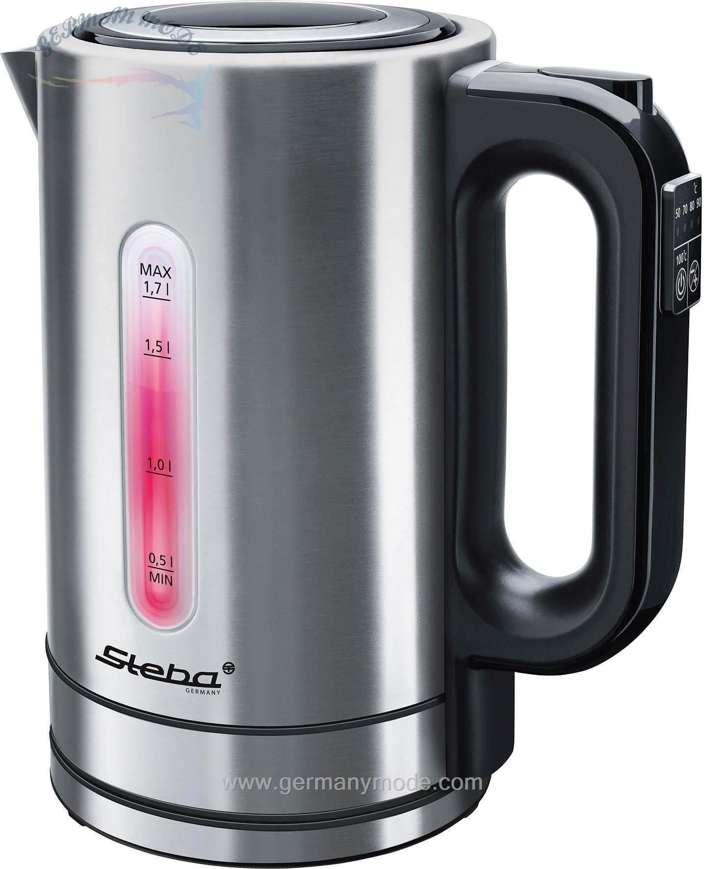 کتری برقی استبا آلمان Steba Wasserkocher WK 21 INOX- 1/7 l- 2200 W