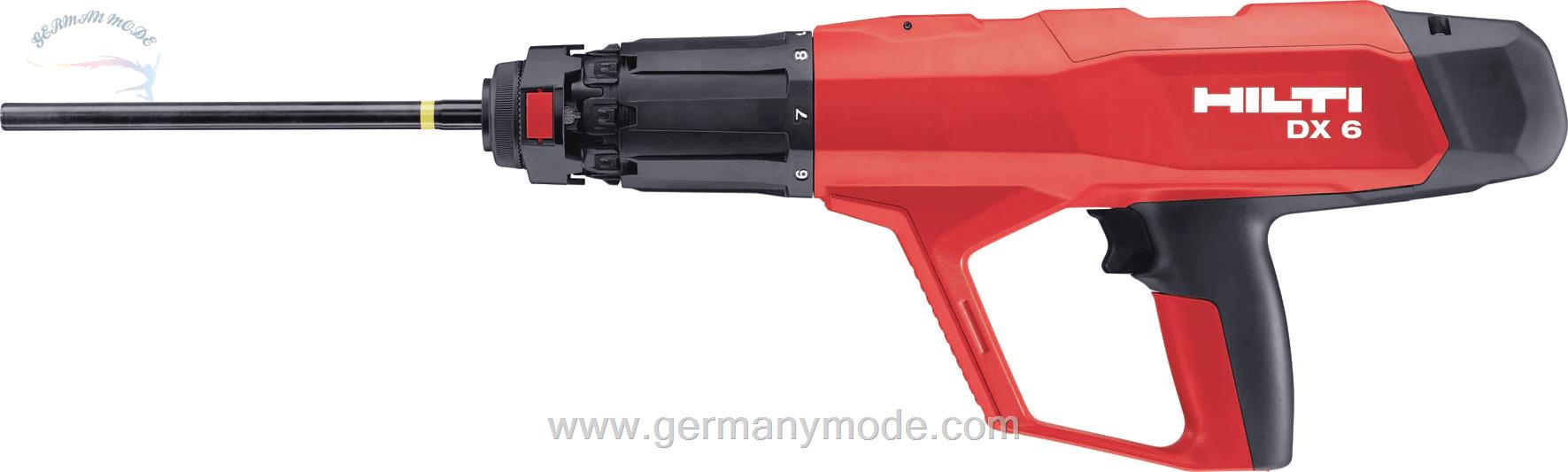 تفنگ پیچ و مهره میخکوب هیلتی لیختن اشتاین HILTI DX 6-IE PULVERBETRIEBENES BOLZENSETZGERÄT FÜR DÄMMUNG