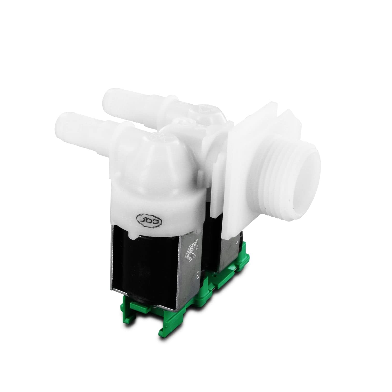 خرید از آمازون - شیر برقی DL-pro برای بوش زیمنس 428210 00428210 شیر تخلیه دو سوپاپ 180 درجه 10.5mmØ شیر تخلیه آب شیر تخلیه آب برای ماشین لباسشویی