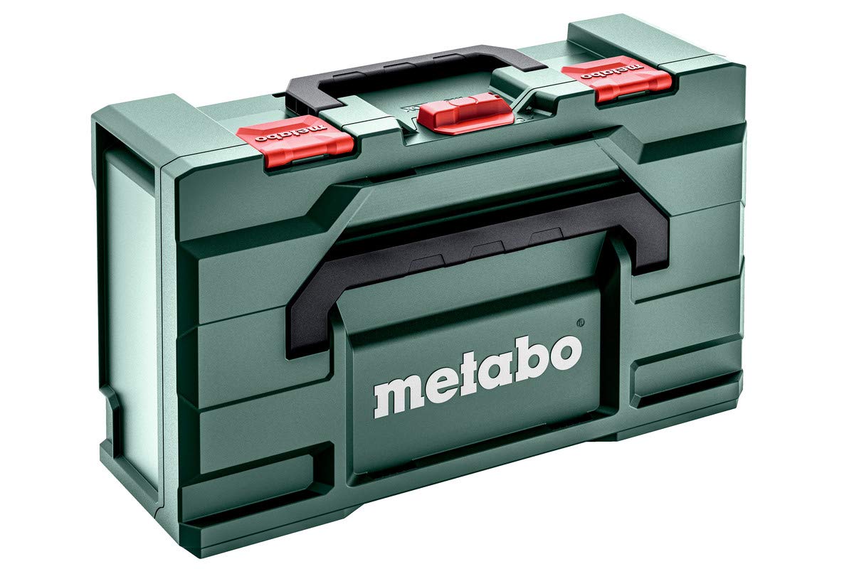 خرید از آمازون - Metabo metaBOX 165 L برای آسیاب زاویه ای (626890000) ابعاد: 496 x 296 x 165 میلی متر، حجم جعبه: 16.7 لیتر، حداکثر ظرفیت درب: 125 کیلوگرم، سیاه