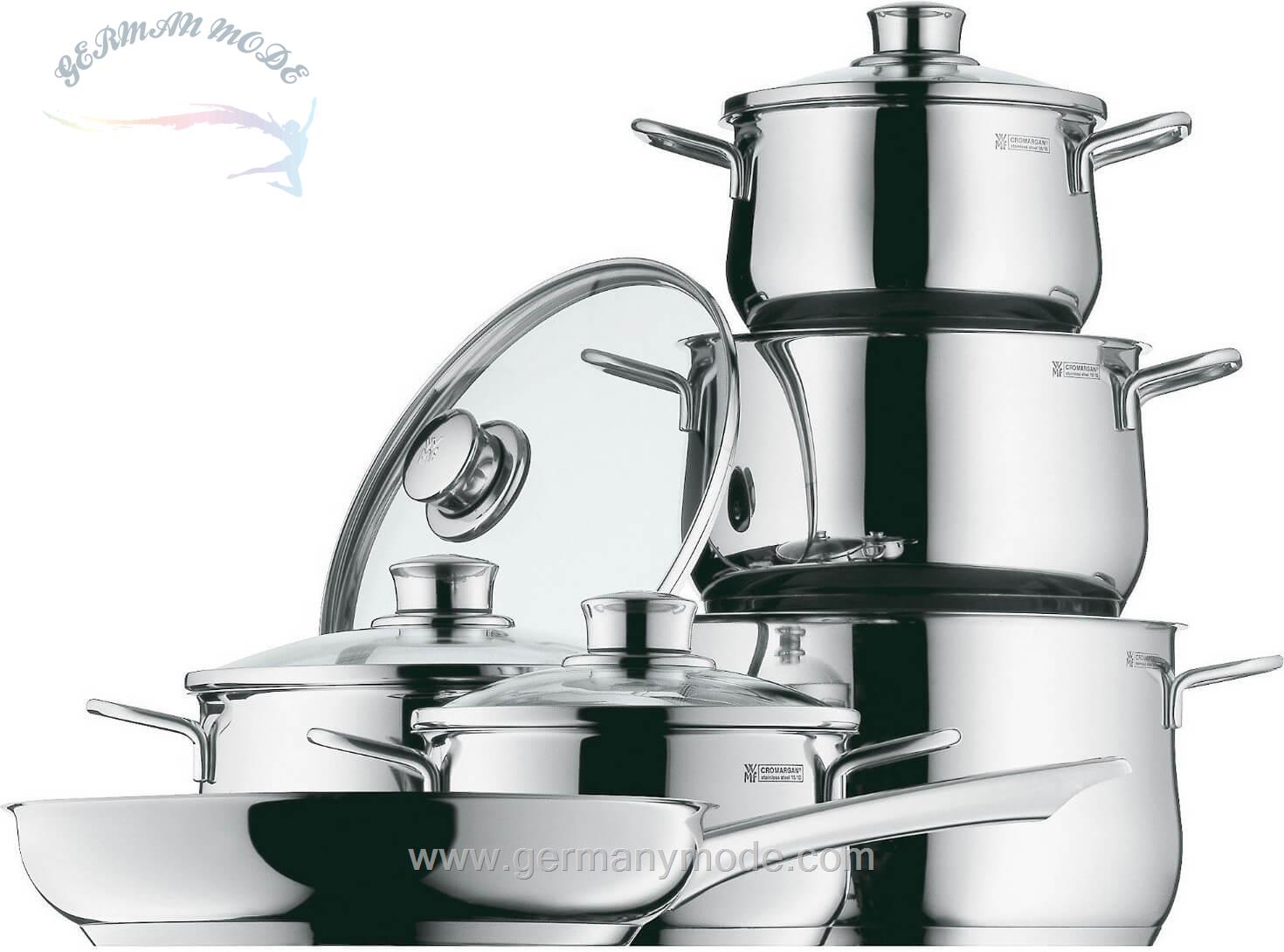 سرویس قابلمه 6 پارچه وی ام اف آلمان WMF Diadem Plus Kochgeschirr-Set 6-tlg