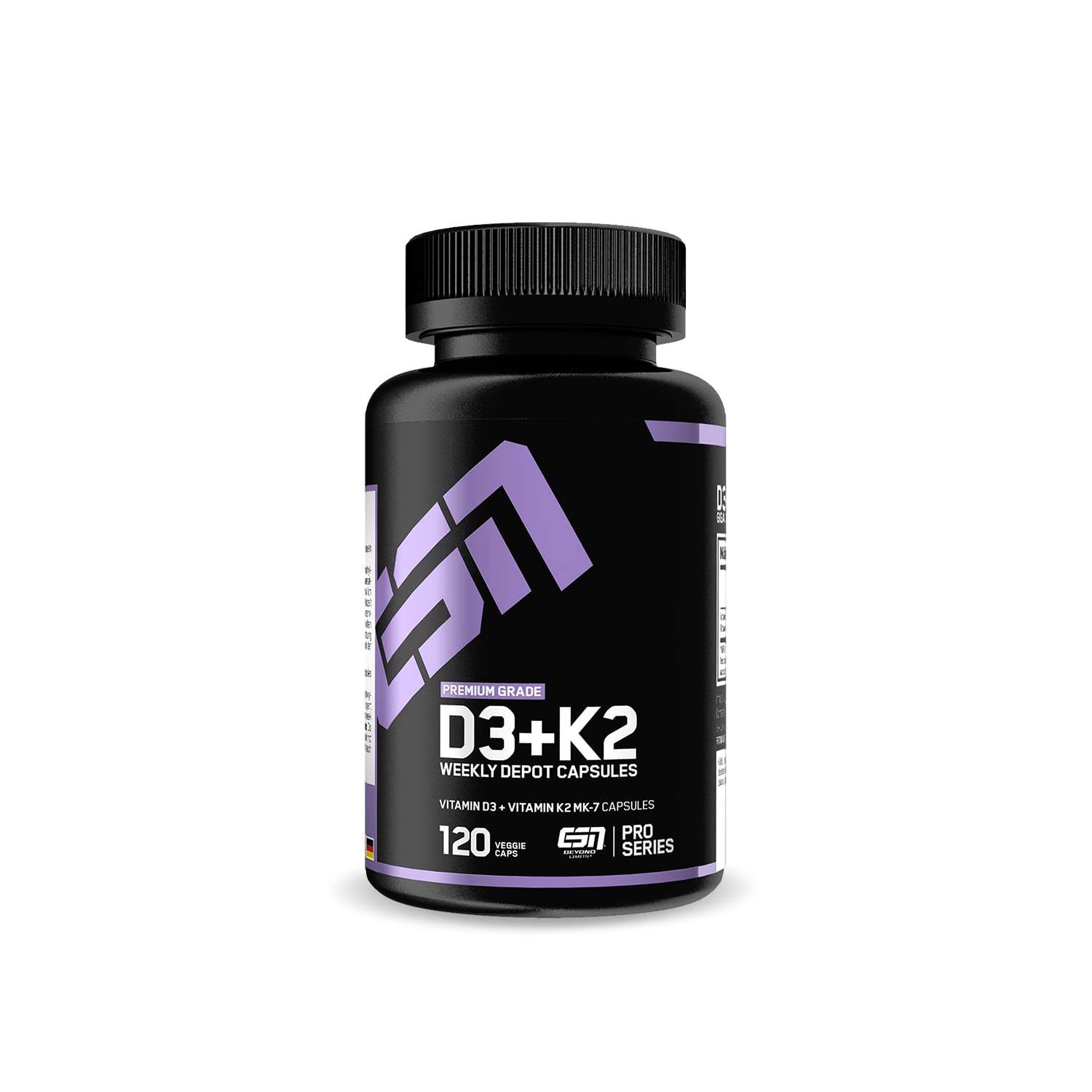 خرید از آمازون - ESN Vitamin D3+K2, 120 Kaps Single