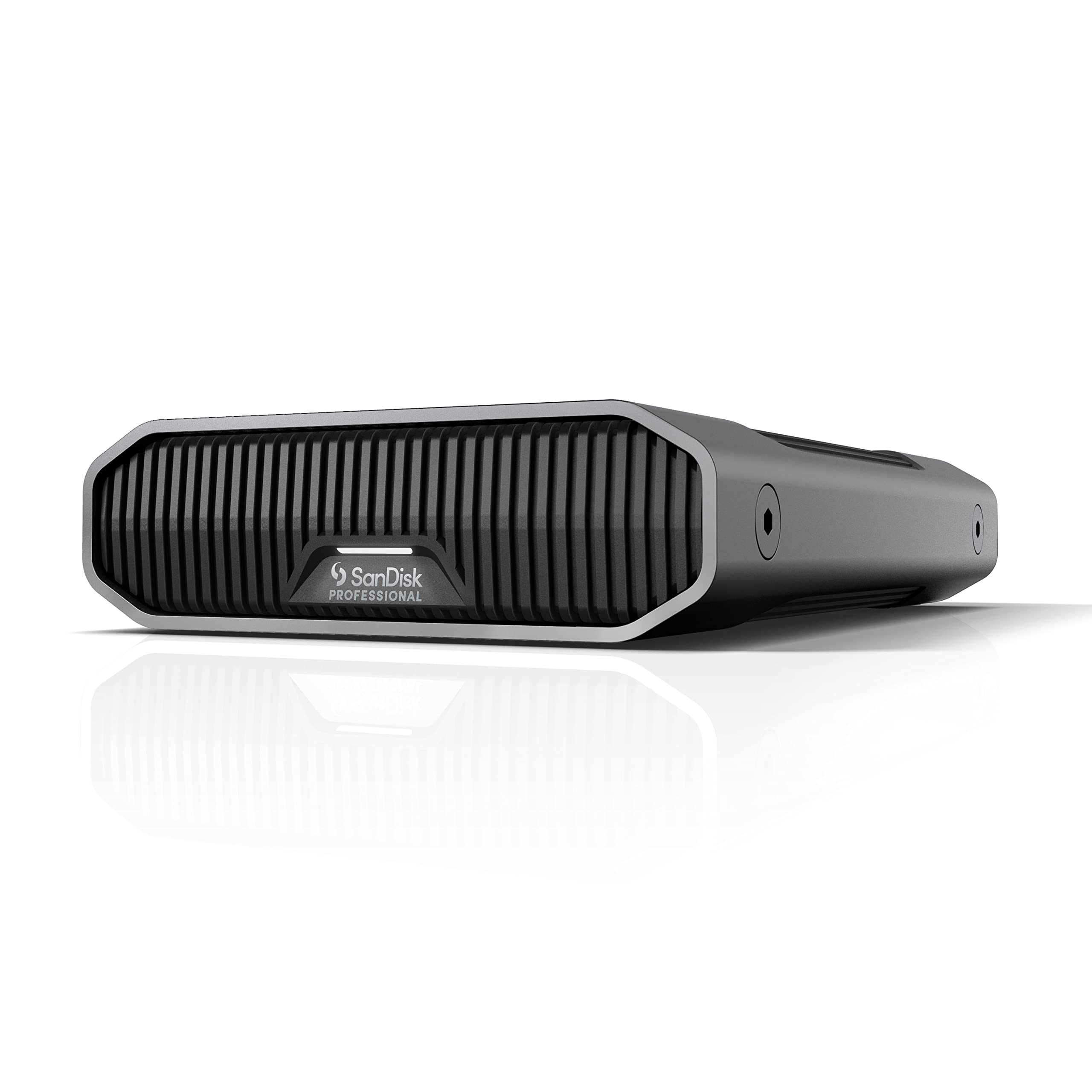 هارد دیسک دسکتاپ SanDisk PROFESSIONAL G-DRIVE 8 ترابایت (پشتیبان‌گیری سریع، سرعت خواندن/نوشتن 260 مگابایت بر ثانیه، USB-C، هارد دیسک یکپارچه Ultrastar 7200 دور در دقیقه) 8 ترابایت