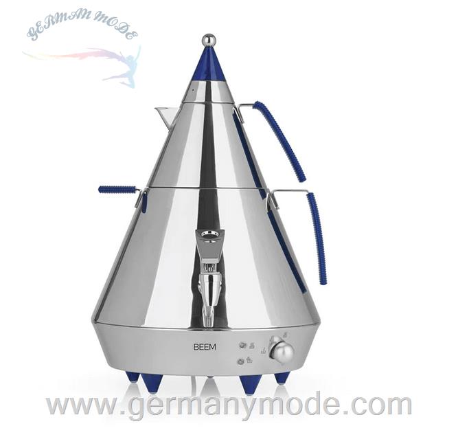 سماور برقی 4 لیتری بیم آلمان BEEM SAMOWAR PYRAMID A4 - 4 l Teekanne 1 Liter mit Teesieb, Edelstahl