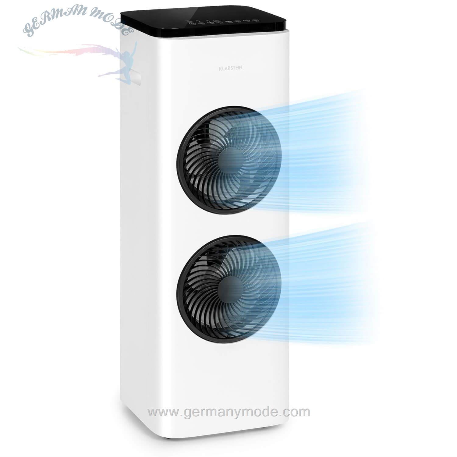 کولر آبی فن ایستاده با قابلیت کنترل از راه دور کلارشتاین آلمان Klarstein Ventilatorkombigerät Windsurfer 3-in/1 Luftkühler