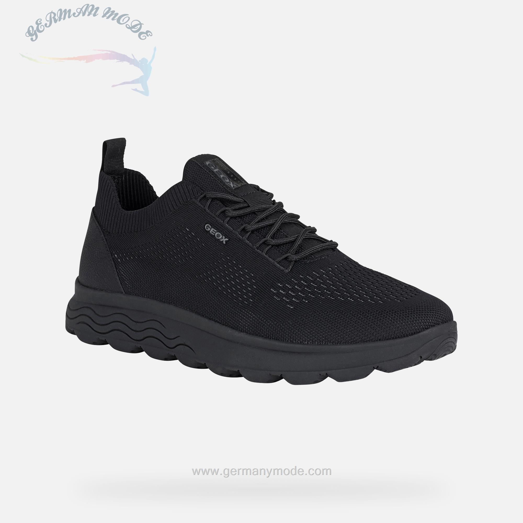 کتانی مردانه جی اوکس ایتالیا GEOX NIEDRIGE SNEAKERS Spherica Herr Schwarz