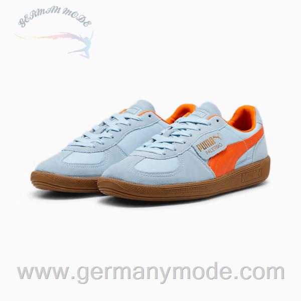 کتانی اسپرت مردانه پوما آلمان PUMA Palermo OG Sneakers Silver Sky-Cayenne Pepper-Gum