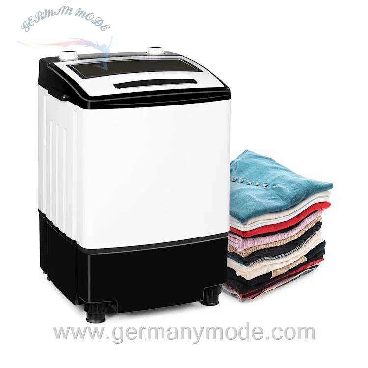 مینی واش کمپینگ کلارشتاین آلمان Klarstein Bubble Boost Waschmaschine Camping-Waschmaschine Schwarz