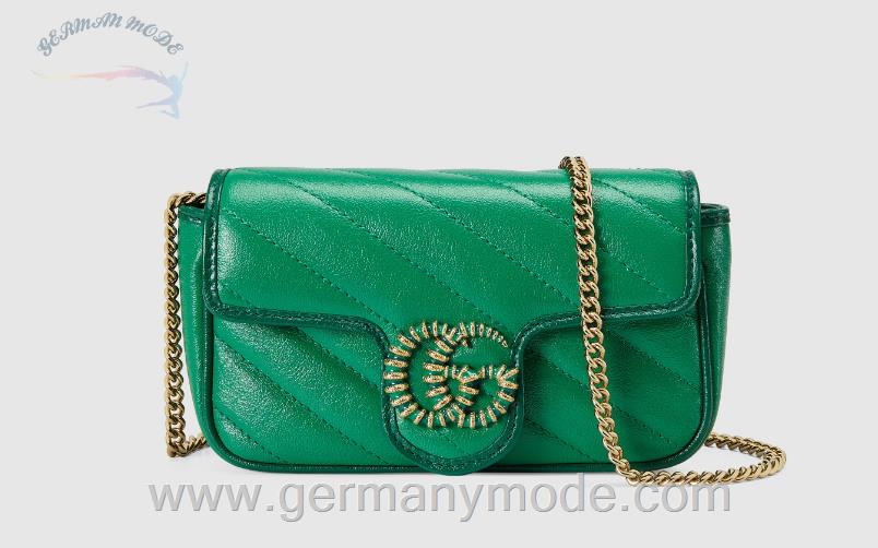 کیف مجلسی زنانه گوچی ایتالیا GUCCI GG Marmont Super-Mini-Tasche 574969 1X5EG 3862