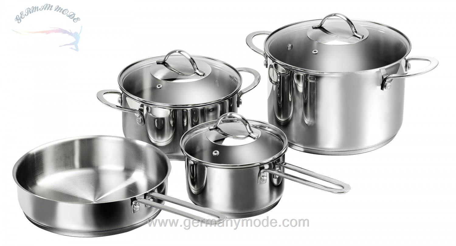 سرویس قابلمه 4 پارچه کرشر آلمان Karcher Jana Kochgeschirr-Set 4-teilig
