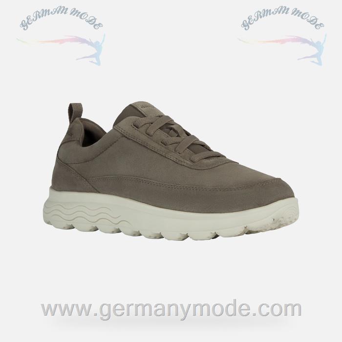 کتانی مردانه جی اوکس ایتالیا GEOX NIEDRIGE SNEAKERS Spherica Herr Taupe