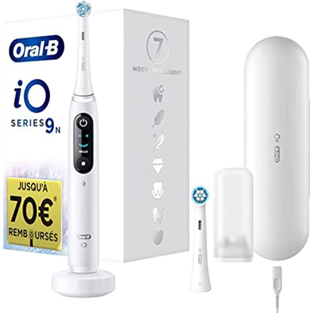 خرید از آمازون - Oral-B Braun iO 9n Elektrische Zahnbürste, Weiß, 1 Stück