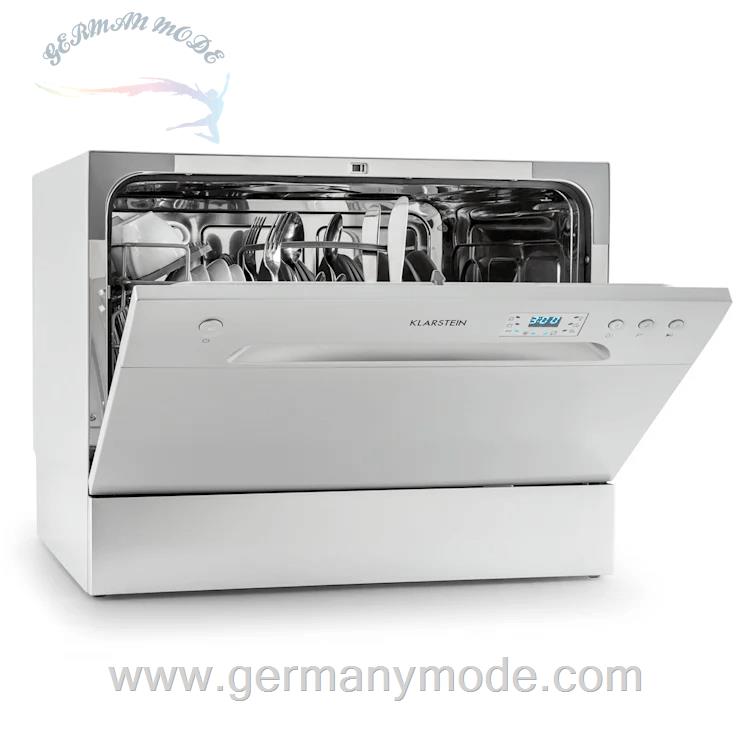 ماشین ظرفشویی رومیزی و توکار کلارشتاین آلمان Klarstein Amazonia 6 Geschirrspüler Silber 55 cm 49 dB