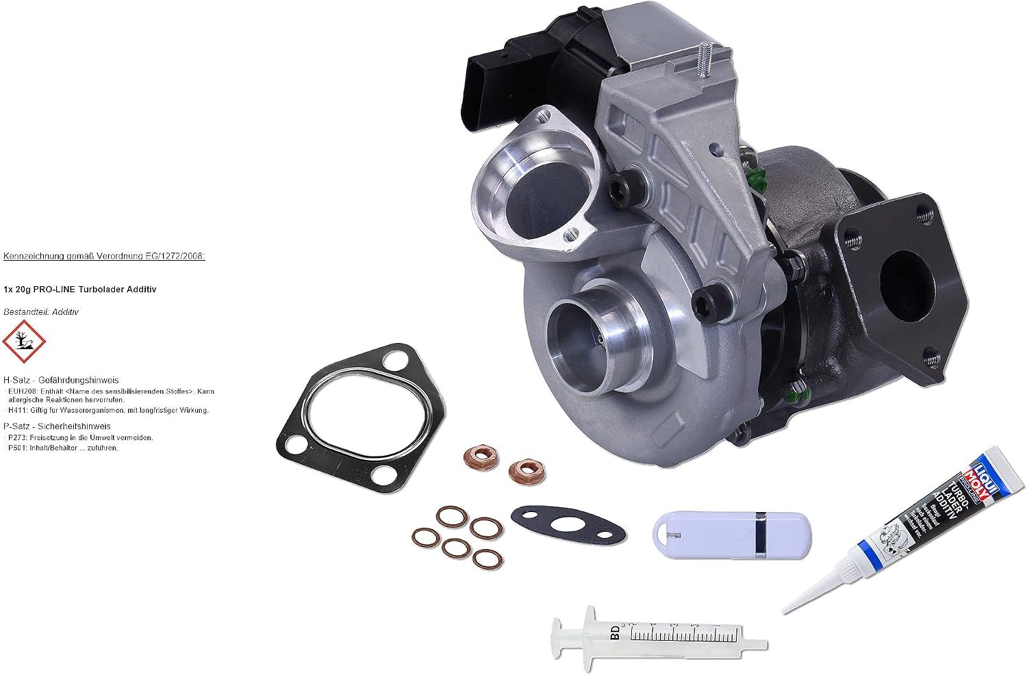 توربو شارژر بی ام و BESTPRICE همراه با افزودنی 20g و کیت نصب برای BMW 1 (E87), 3 (E90), 3 Touring (E91)
