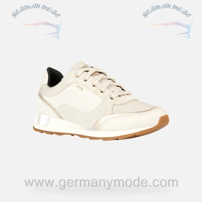 کتانی ورزشی ضد آب زنانه جی اوکس ایتالیا GEOX WASSERDICHTE SCHUHE New Aneko Abx Dame Hellbeige