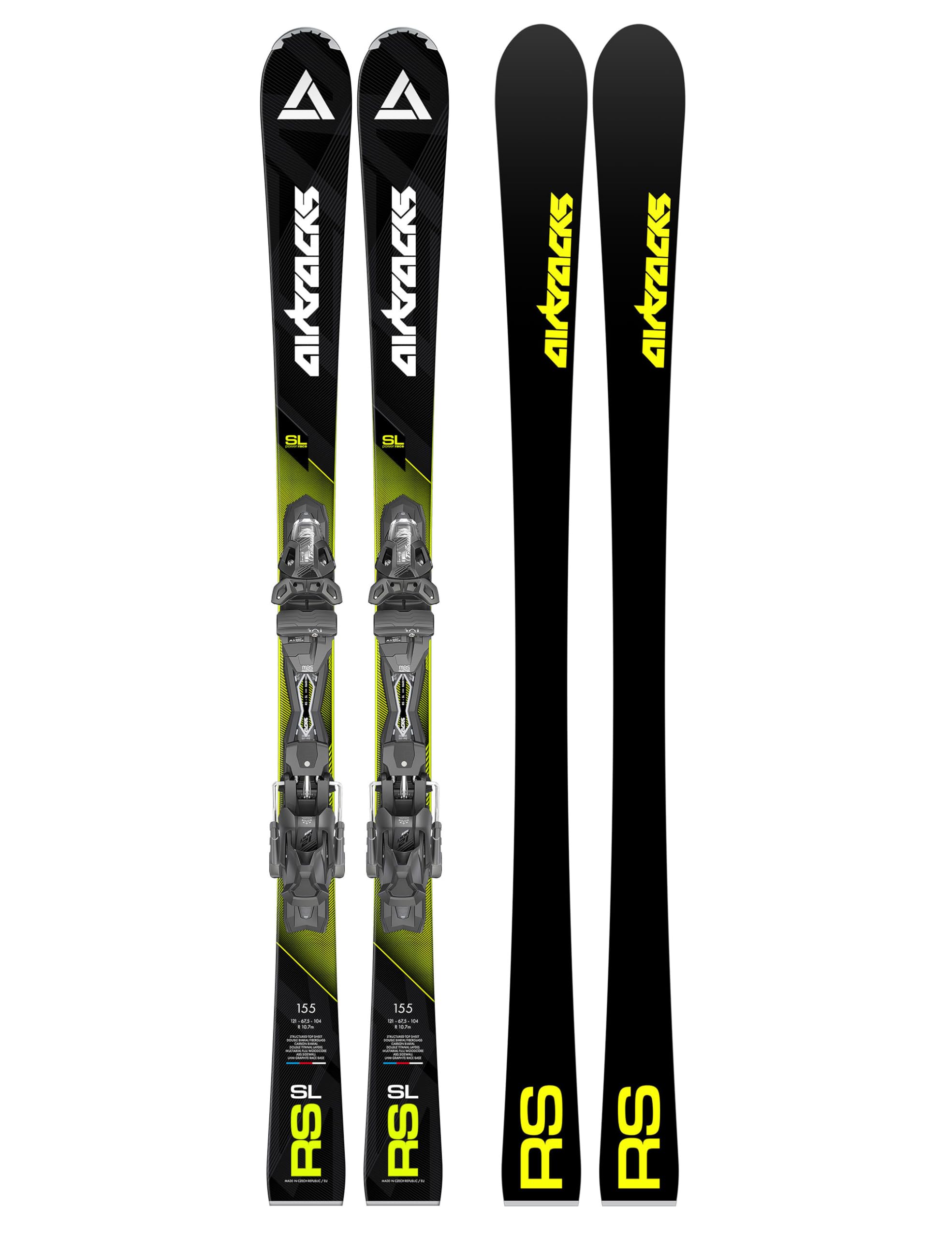 Airtracks Master Pro RS SL Slalom Ski Racing Ski Racecarver with Tyrolia PRW 12 GW - طول 155cm, 165cm - مدل 2025 طول 165cm