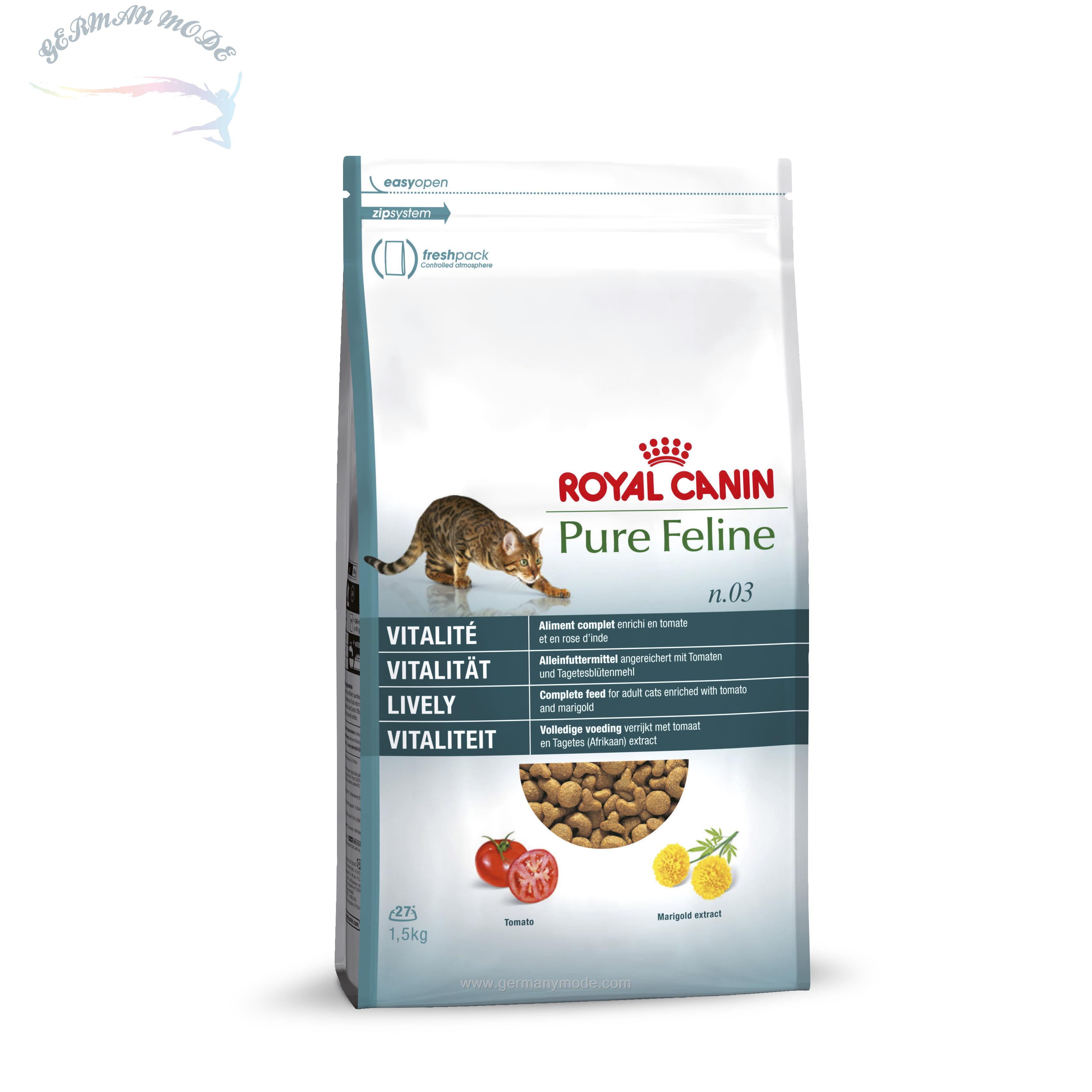 غذا خشک گربه رویال کنین Royal Canin Pure Feline n.03 Vitalität