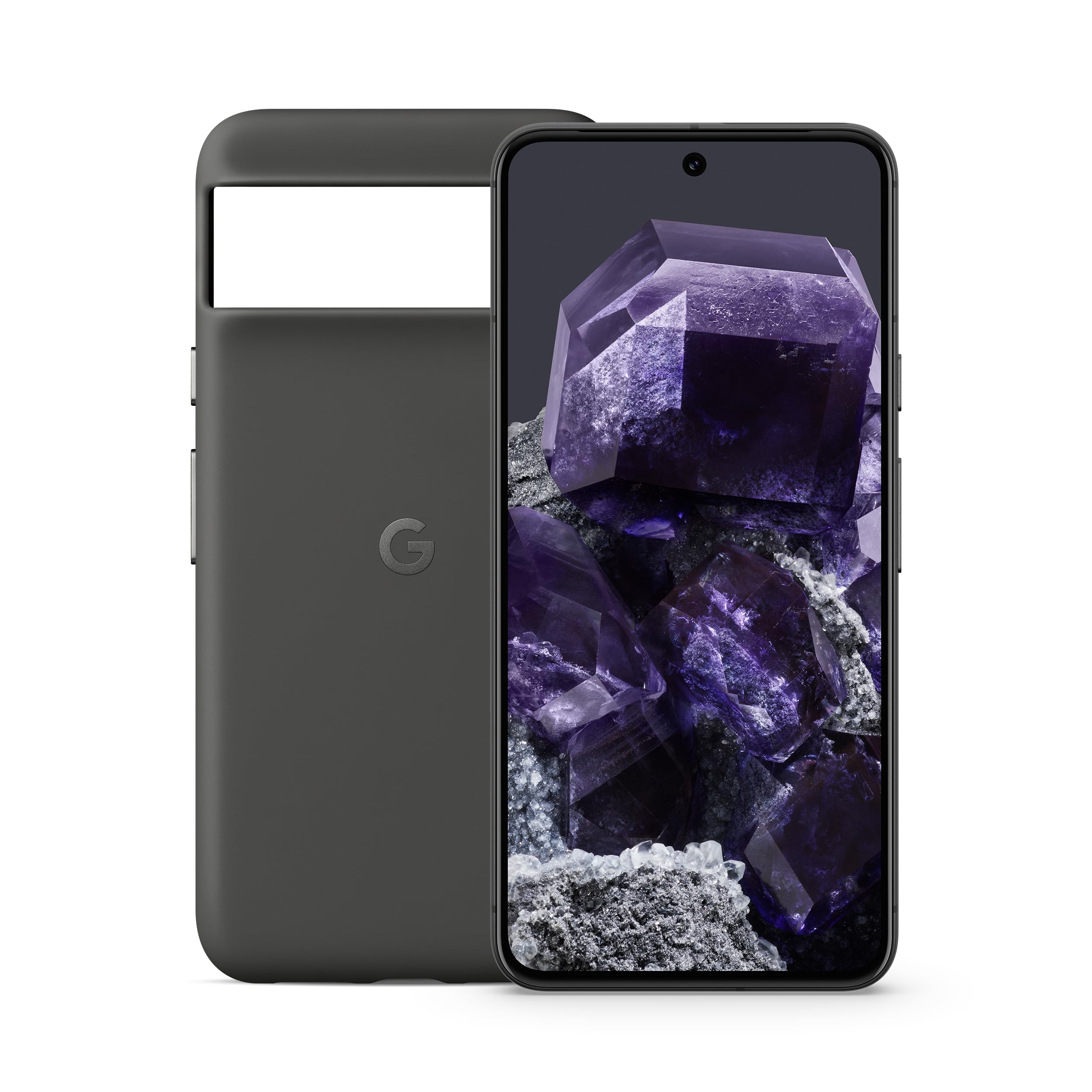 خرید از آمازون - Google Pixel 8 - گوشی هوشمند اندرویدی بدون قفل سیم کارت با دوربین قدرتمند پیکسل - Obsidian, 128GB + Pixel 8 Case - قاب محافظ برای گوشی های هوشمند اندروید - زغال چوب