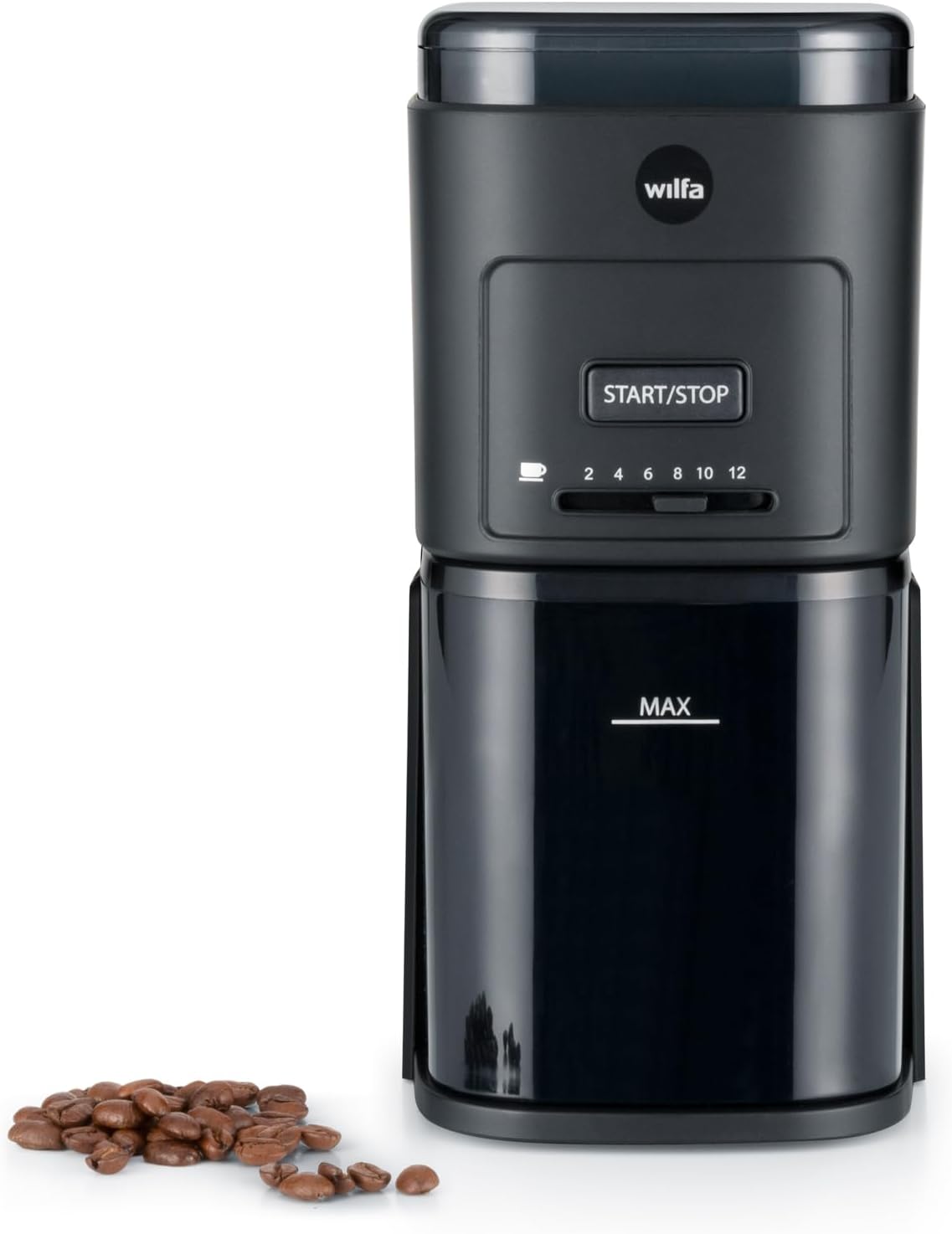 آسیاب قهوه دیسکی تخت ویلفا نروژ Wilfa Daily Elektrische Kaffeemühle 260g schwarz