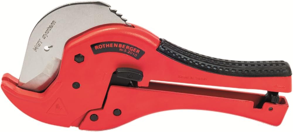 قیچی کاتر لوله پلاستیکی روتنبرگر آلمان Rothenberger ROCUT TC 50 حرفه‌ای، قطر 0mm تا 50mm | 52010 | قیچی لوله‌بر